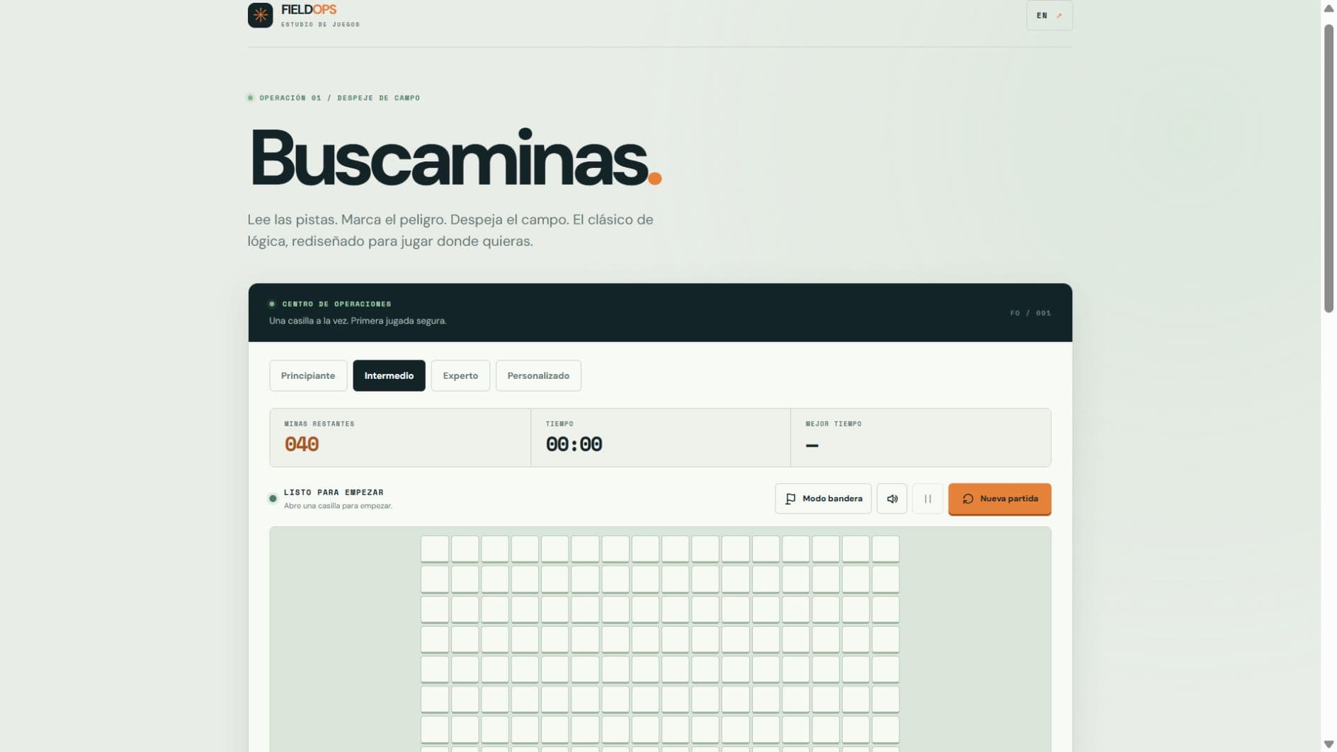 Capturas del juego 2: Buscaminas Field Ops