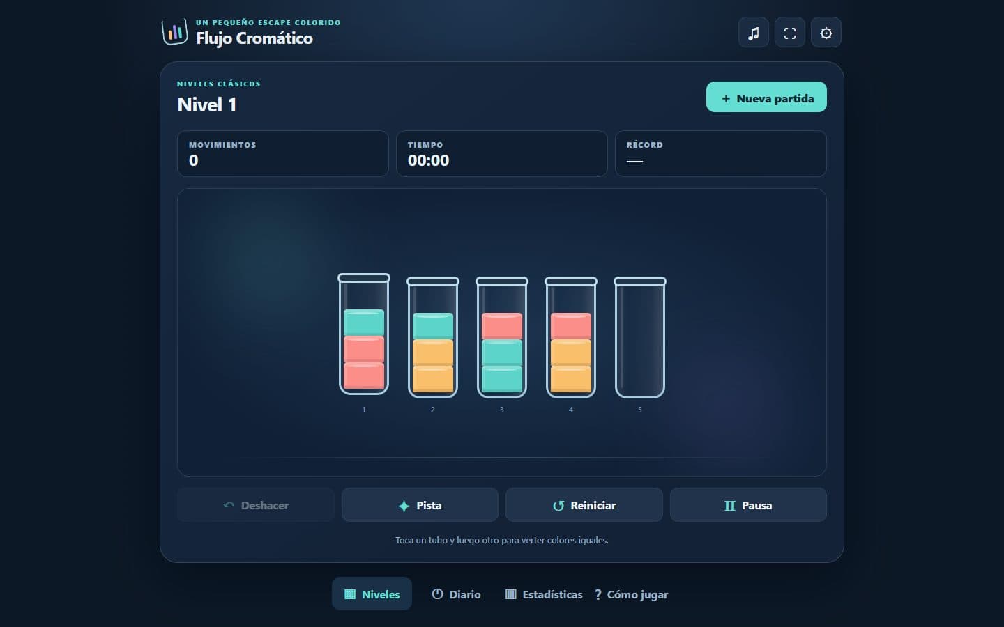 Puzle de conexiones de Chromatic Flow