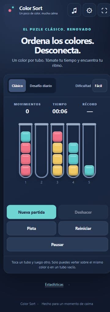Capturas del juego 3: Color Sort
