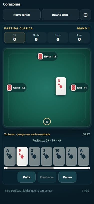 Capturas del juego 3: Corazones