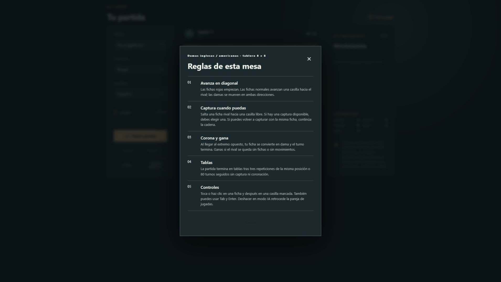Capturas del juego 3: Damas Crownline