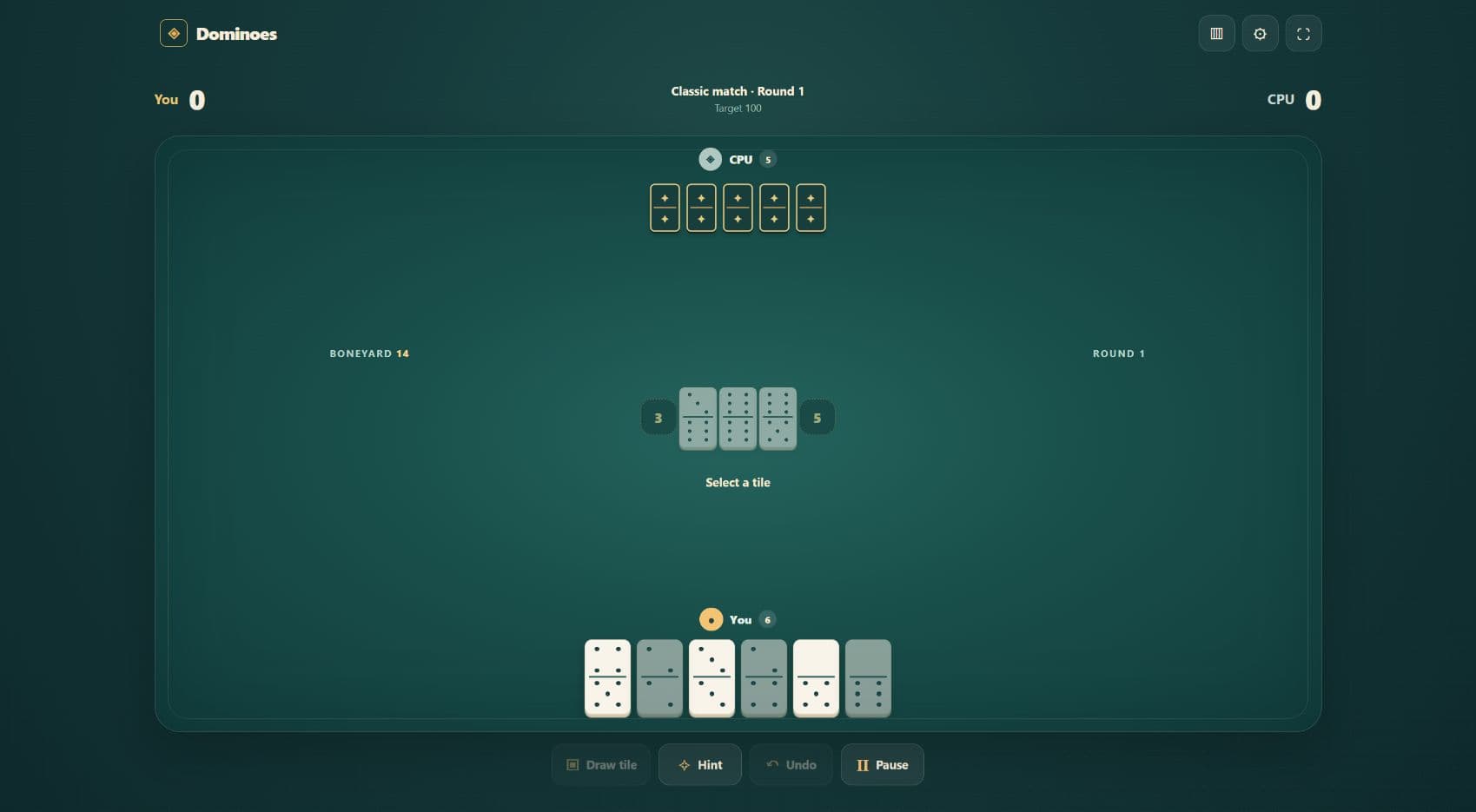 Capturas del juego 2: Dominó