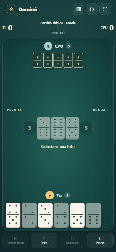 Capturas del juego 3: Dominó
