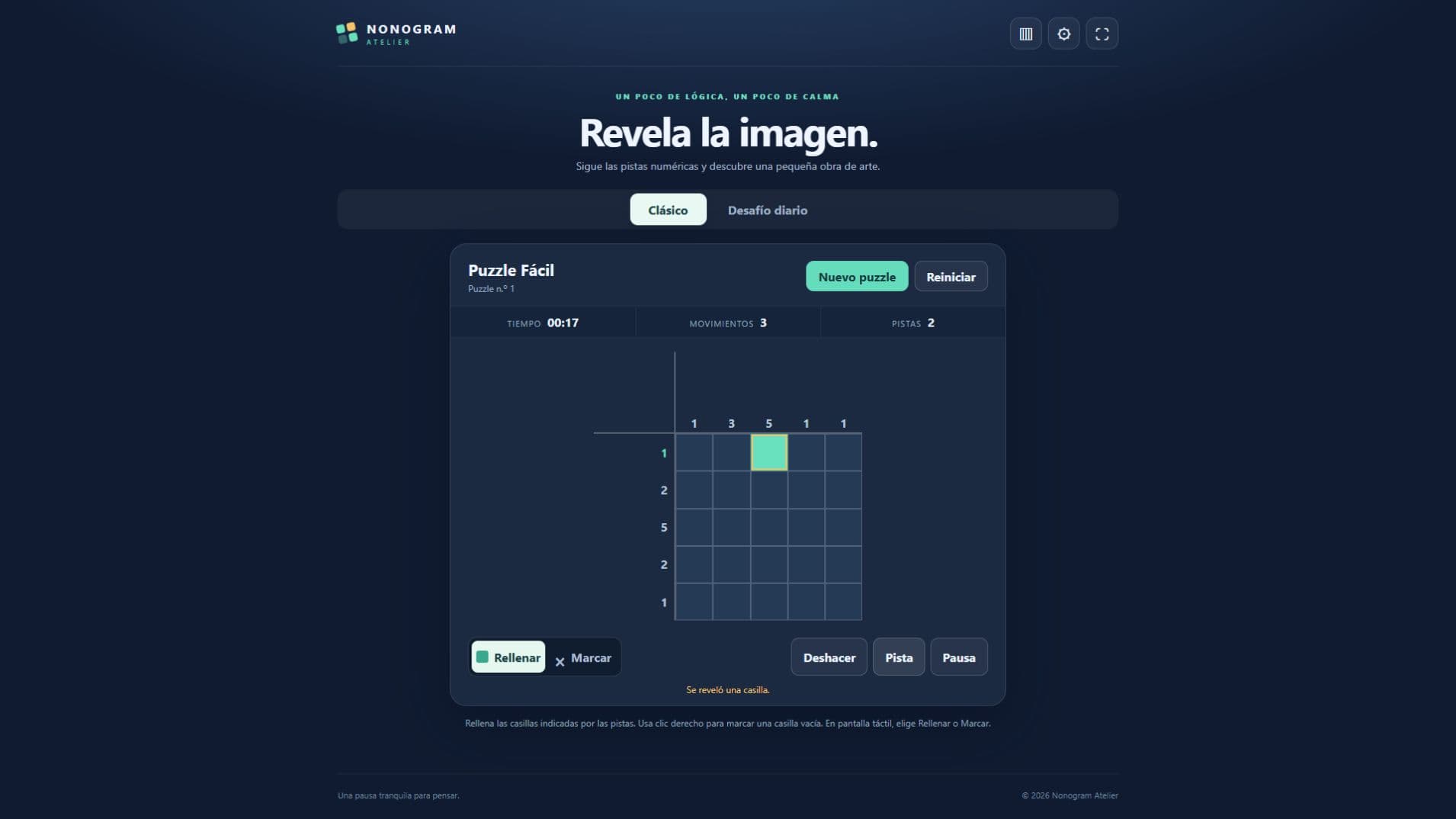 Captura de Nonogram Atelier