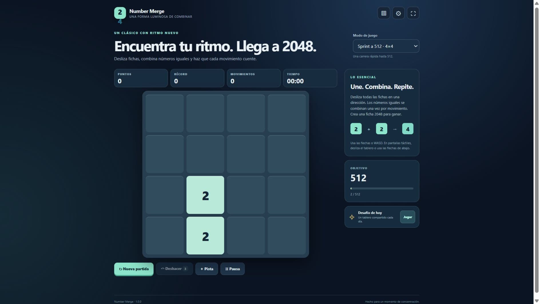 Capturas del juego 3: Number Merge: 2048
