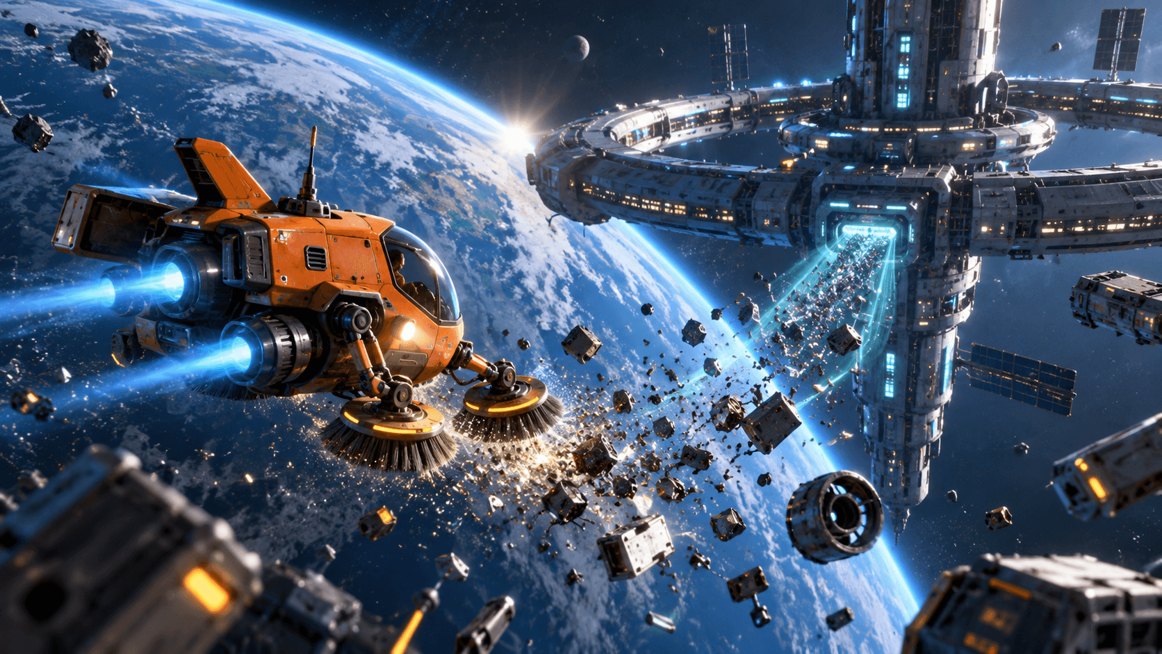 Arte conceptual de Space Cleaner