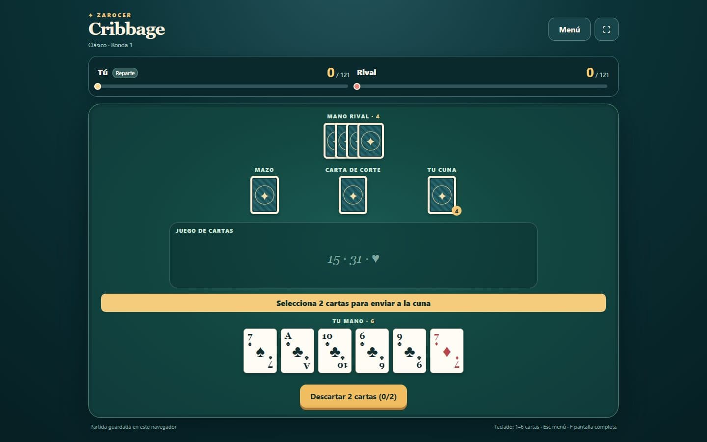 Captura de Cribbage