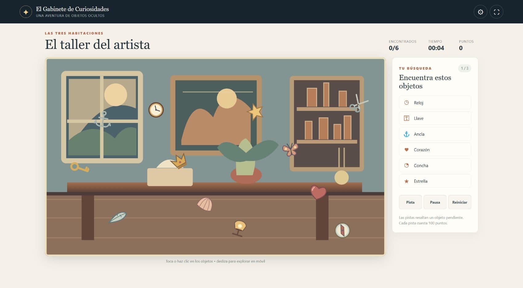 Captura de El Gabinete de Curiosidades