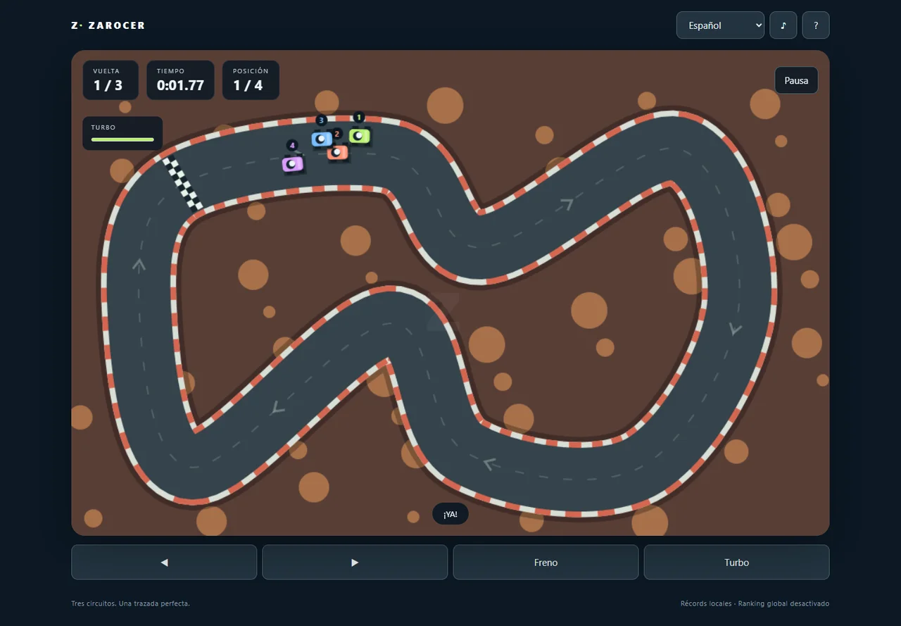 Carreras de Karts: circuito del cañón
