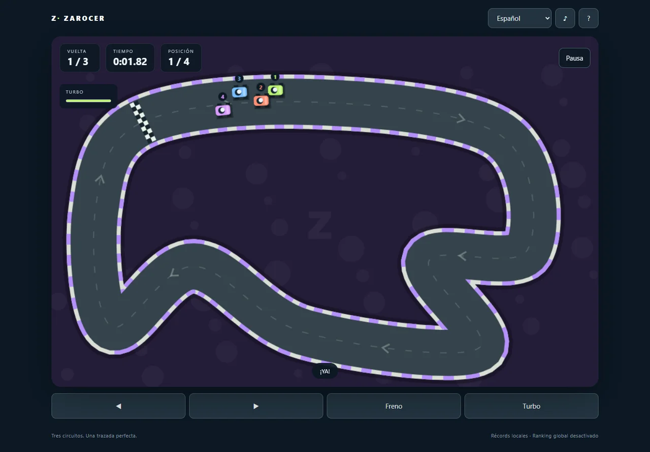 Carreras de Karts: circuito nocturno