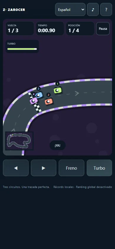 Carreras de Karts: controles móviles