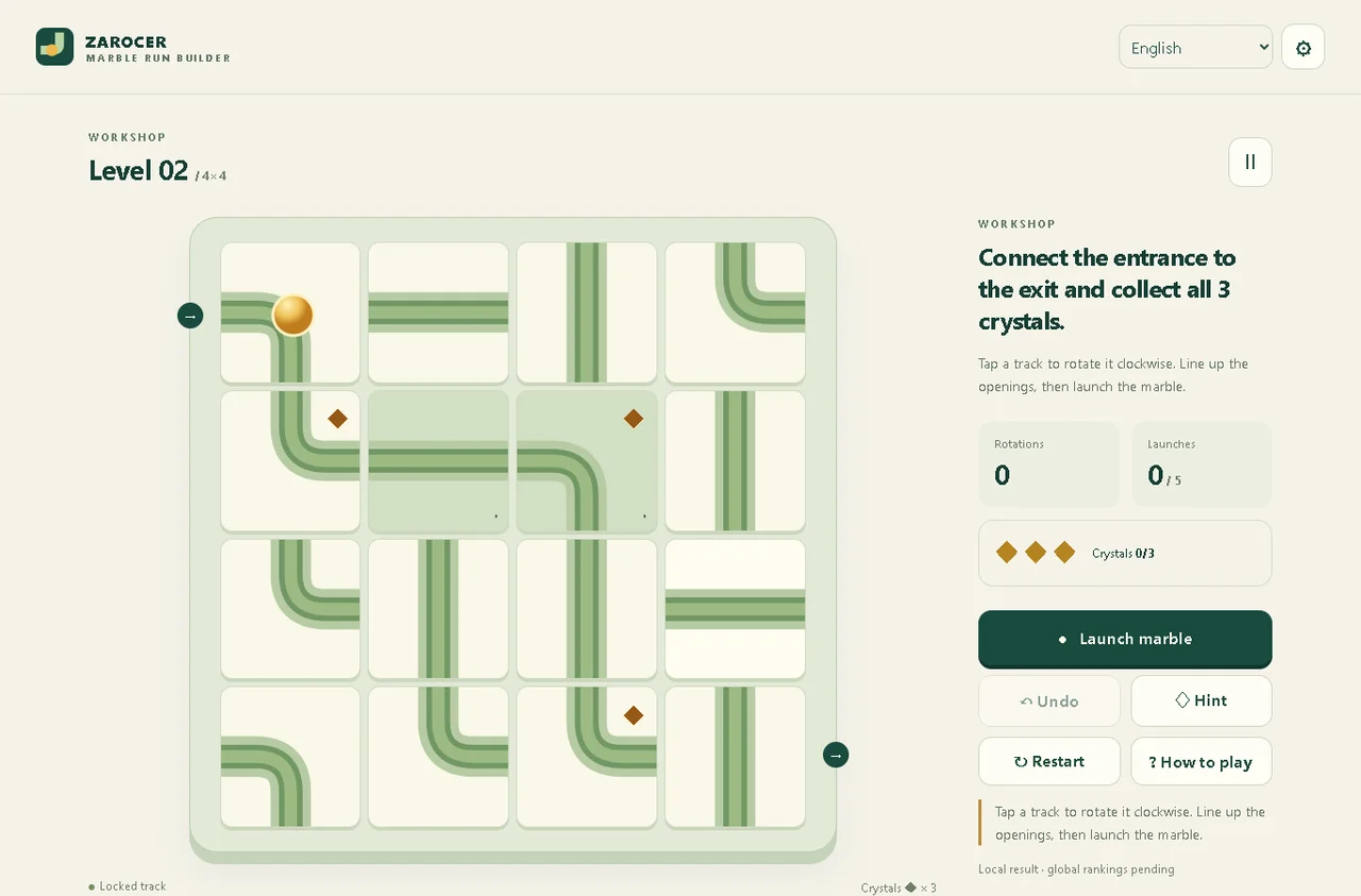 Marble Run Builder: Constructor de pistas: Segundo nivel con una nueva pista