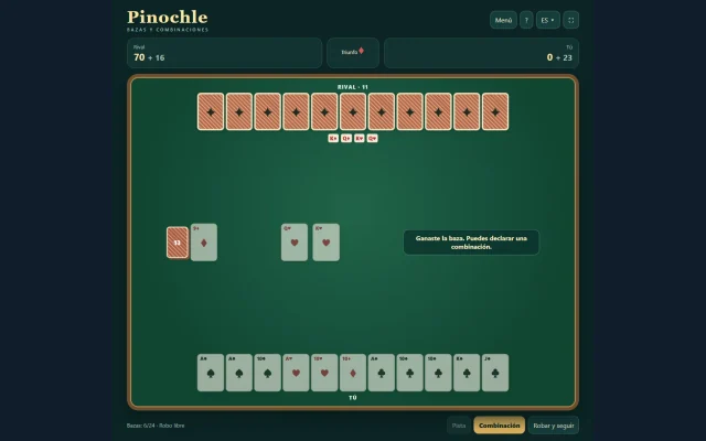 Arte promocional de Pinochle