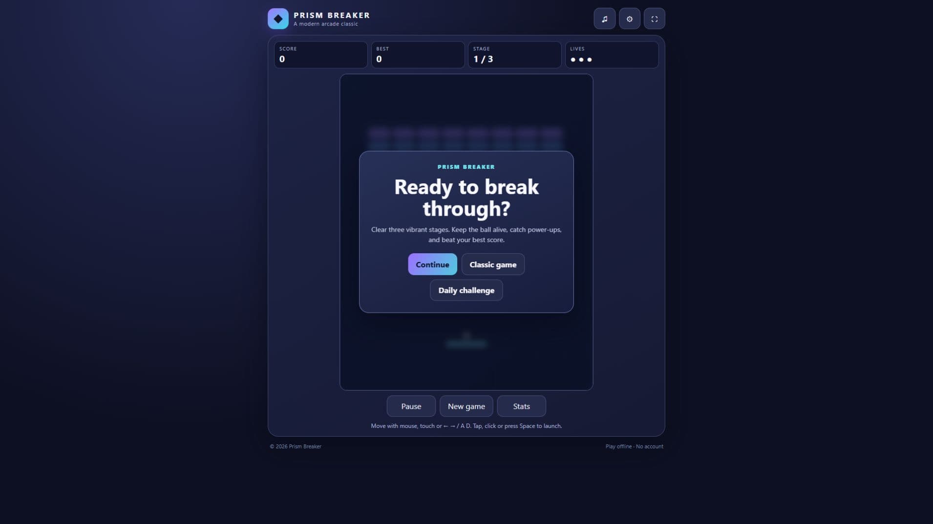 Capturas del juego 2: Prism Breaker