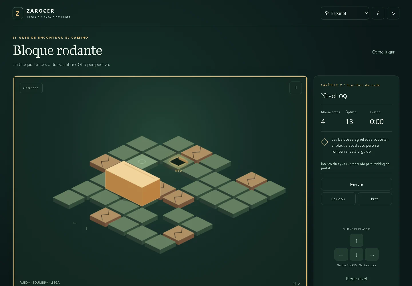 Bloque rodante: Tablero de otro nivel de Bloque rodante