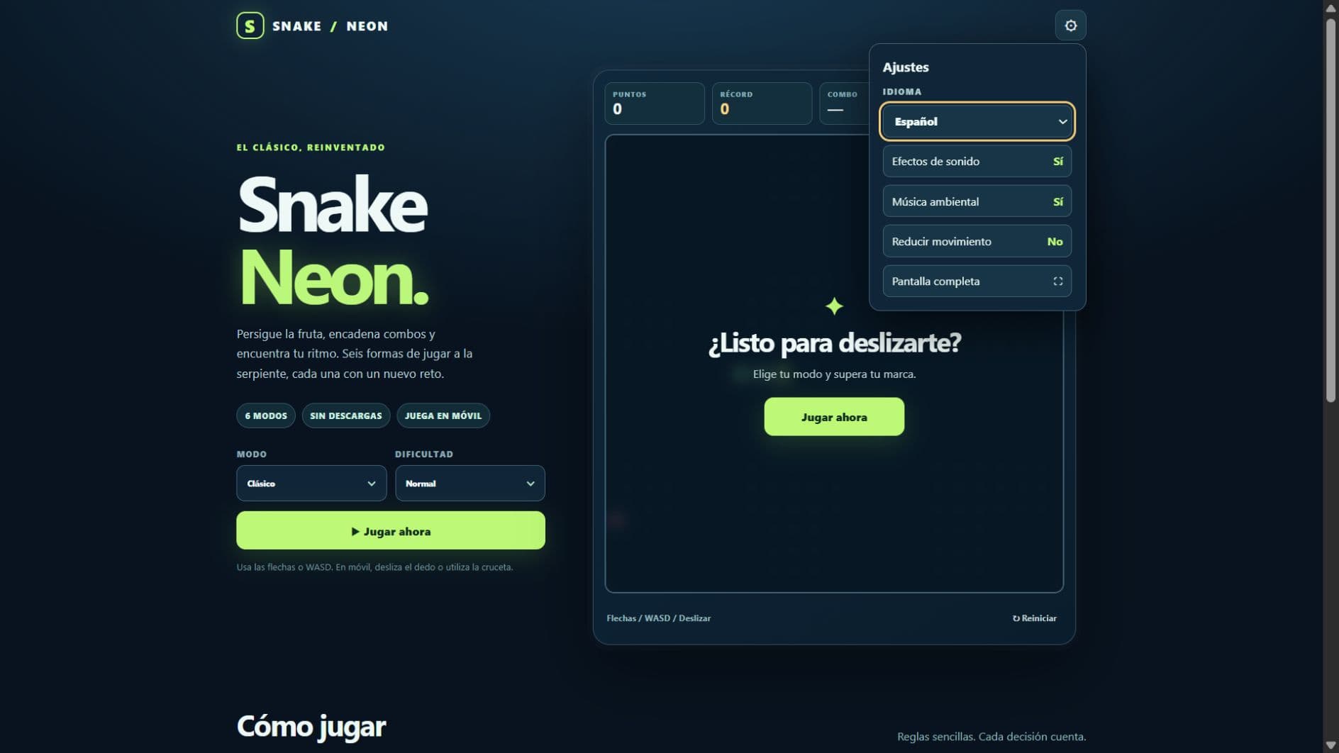Capturas del juego 3: Snake Neon