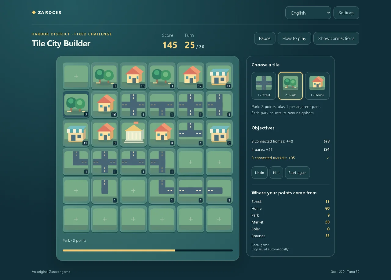 Tile City Builder: captura de la versión 1.3.0, 3