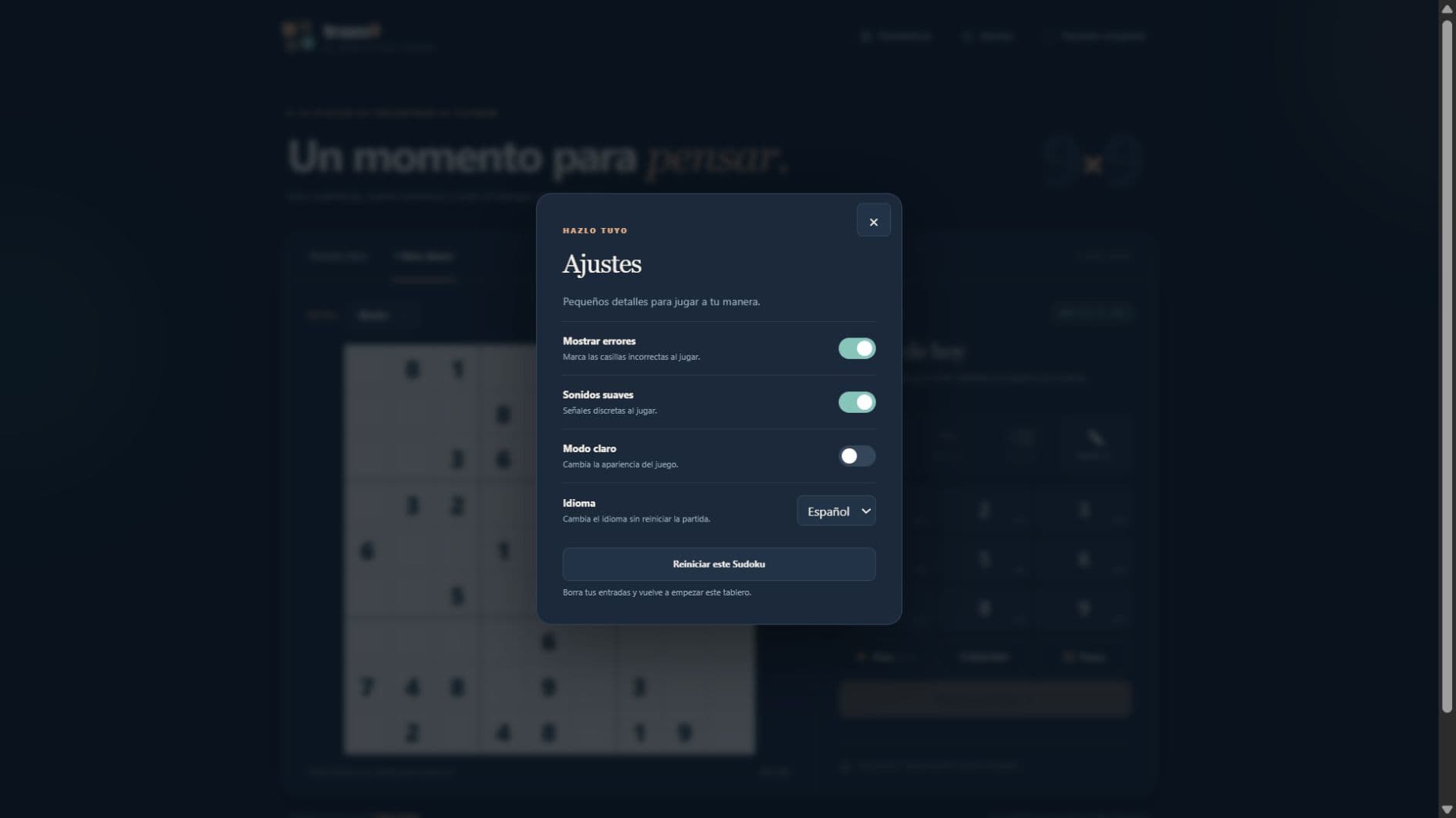 Capturas del juego 3: Sudoku Trazo 9